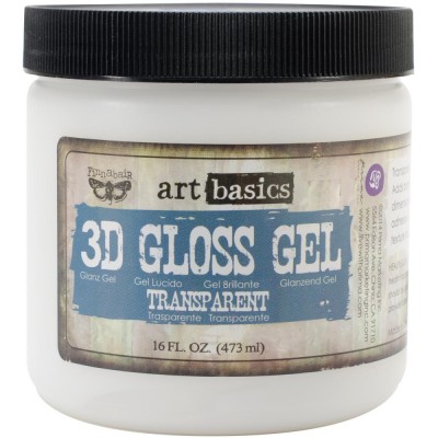 Finnabair Art Basics «3D Gloss Gel transparent» 16 oz