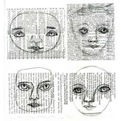 Scrap FX- Collage Paper «Quirky Faces Women» 1 feuille
