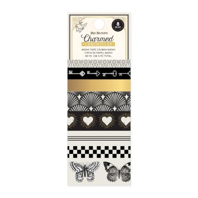 Bo Bunny - Ensemble de washi tape collection «Charmed Chronicles» 8 rouleaux