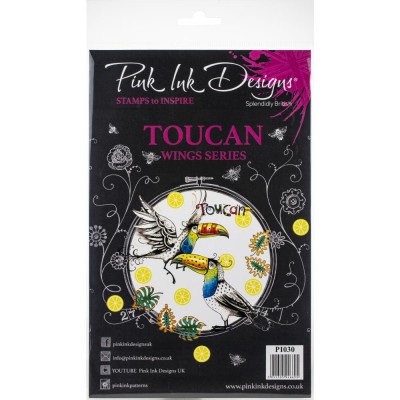 LIQUIDATION- Pink Ink Designs - Ensemble «Toucan» collection «Wings Series»   9 pièces (Le prix indiqué est déjà à 30% de rabais)