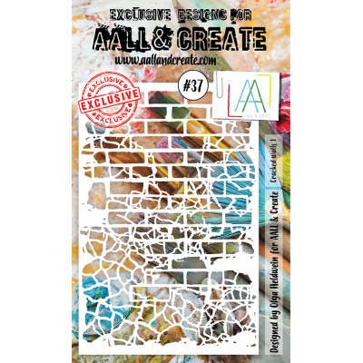 AALL & CREATE - Stencil «Cracked Walls 1» #37 