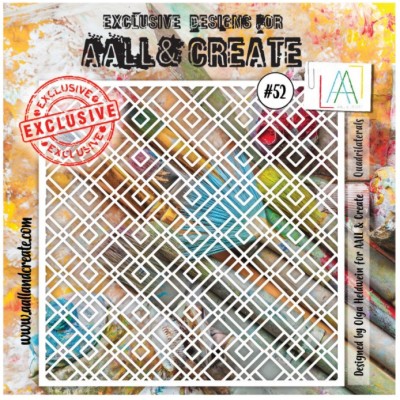 AALL & CREATE - Stencil «Quadrilaterals» #52