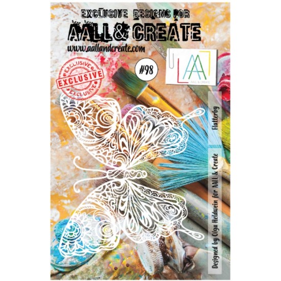 AALL & CREATE - Stencil «Flutterby» #98