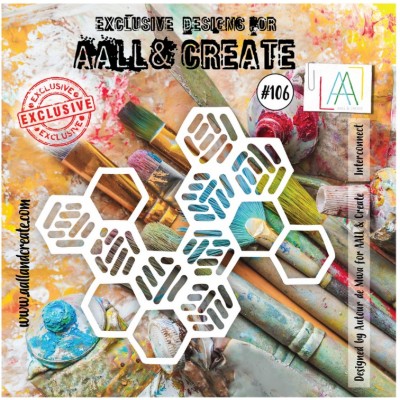 AALL & CREATE - Stencil «Interconnect» #106