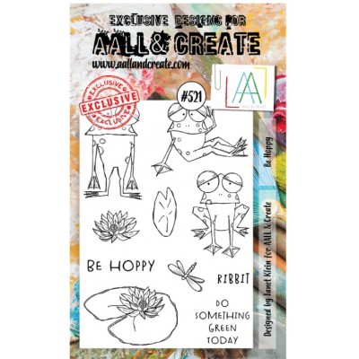 AALL & CREATE - Estampe set «Be Hoppy» #521