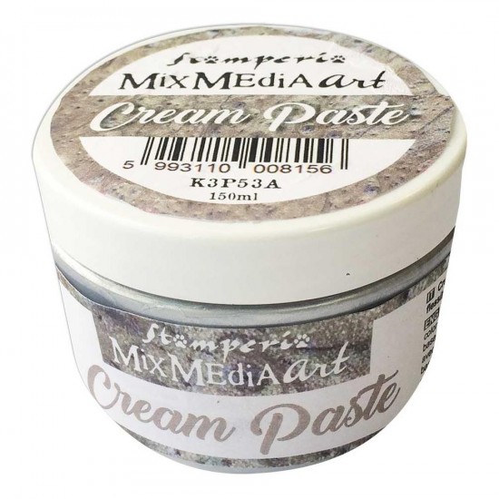  Stamperia - Metallic Cream Paste couleur «Silver» 150 ml
