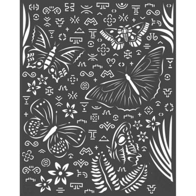 Stamperia - Stencil Amazonia «Butterflies» 8" X 10"