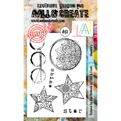 AALL & CREATE - Estampe set «Mandala's» #61