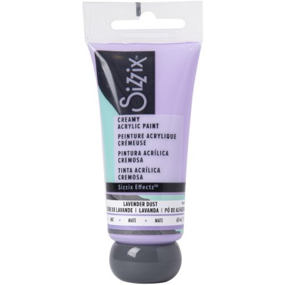 Sizzix - Peinture acrylique «Effectz Creamy Matte» couleur «Lavender Dust» 60 ml