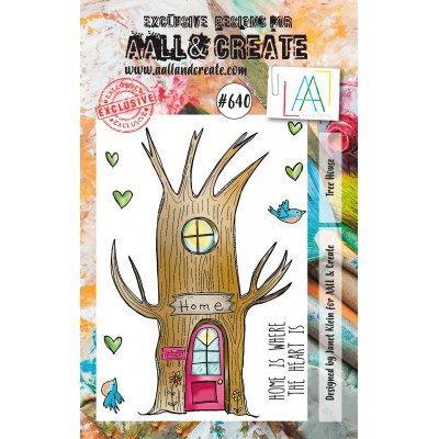 AALL & CREATE - Estampe «Tree House»  #640