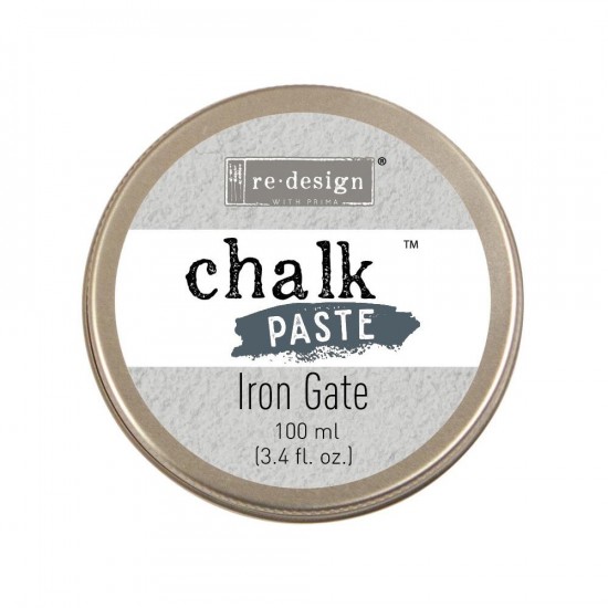 Re-Design - Chalk paste couleur «Iron gate» 100ml