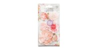 Prima Flowers - Collection Mulberry Paper «Velvety Smooth / Strawberry Milkshake» 6 pièces
