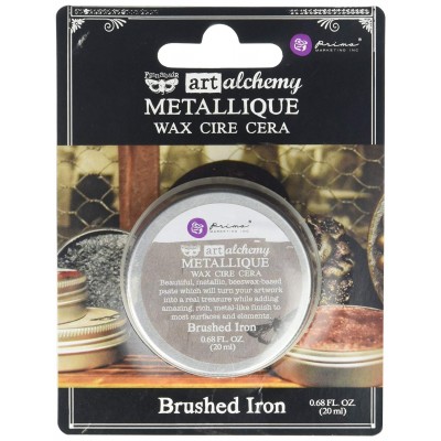 Finnabair - Art Alchemy cire brillante antique  couleur «Brushed Iron»