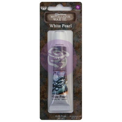 Finnabair - Art Alchemy cire brillante antique «White Pearl»