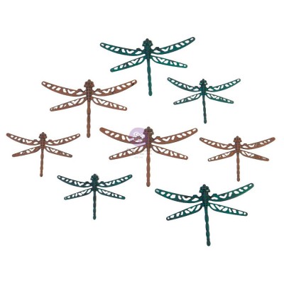 Finnabair - Embellissement «Mechanicals» modèle «Scrapyard Dragonflies» 8 pièces