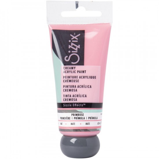 Sizzix - Peinture acrylique «Effectz Creamy Matte» couleur «Primrose» 60 ml