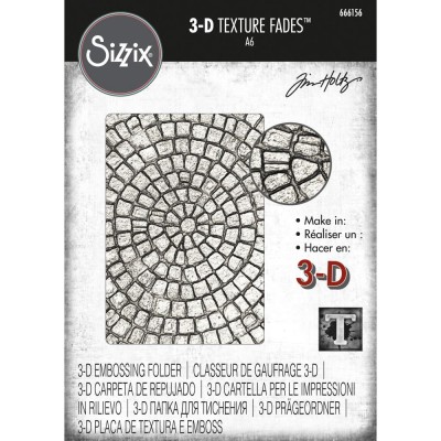 Sizzix - Plaques à embosser 3D de Tim Holtz «Mosaic»