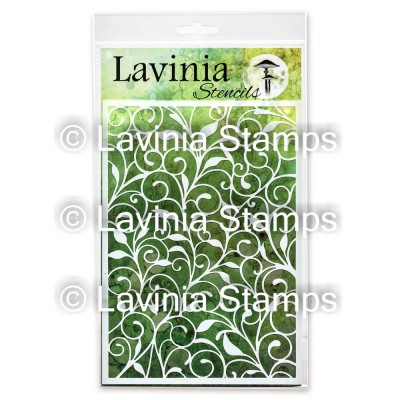 Lavinia - Stencil «Leaf Trails» 6" x 8"                     