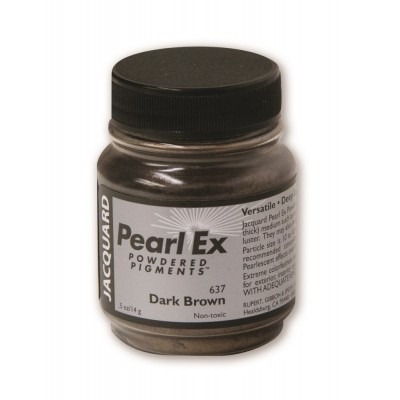 Jacquard - Pigment «Pearl Ex» couleur «Dark Brown» .75oz