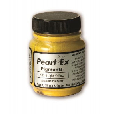 Jacquard - Pigment «Pearl Ex» couleur «Bright Yellow» .75oz