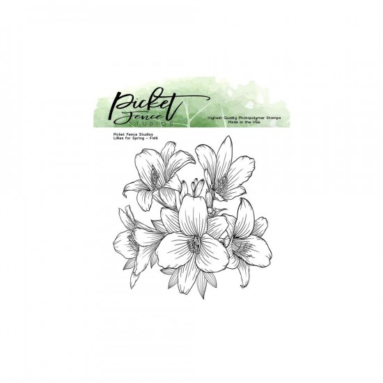 Picket Fence - Estampes «Lilies for Spring»