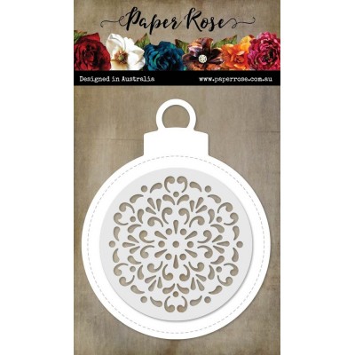 Paper Roses - Dies «Large Decorative Christmas Bauble»
