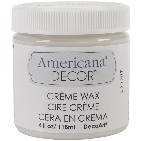 Americana Decor - Cire en crème transparente 4oz
