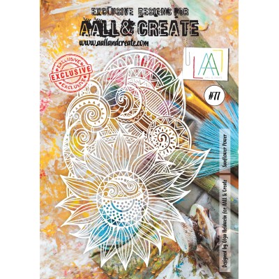 AALL & CREATE - Stencil «Sunflower Power» #77