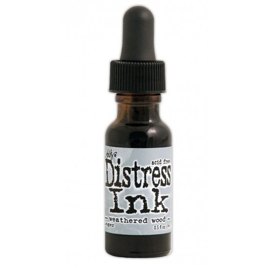 Distress ink Reinkers - Tim Holtz- couleur «Weathered Wood»