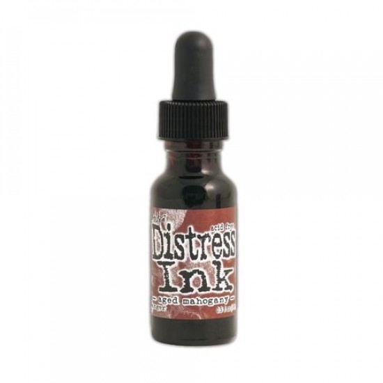 Distress ink Reinkers - Tim Holtz- couleur «Aged mahogany»