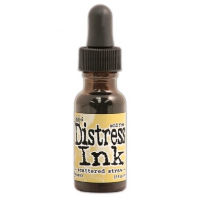 Distress ink Reinkers - Tim Holtz- couleur «Scattered Straw»