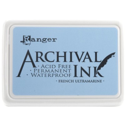 Ranger - Archival Ink pad couleur «French Ultramarine»