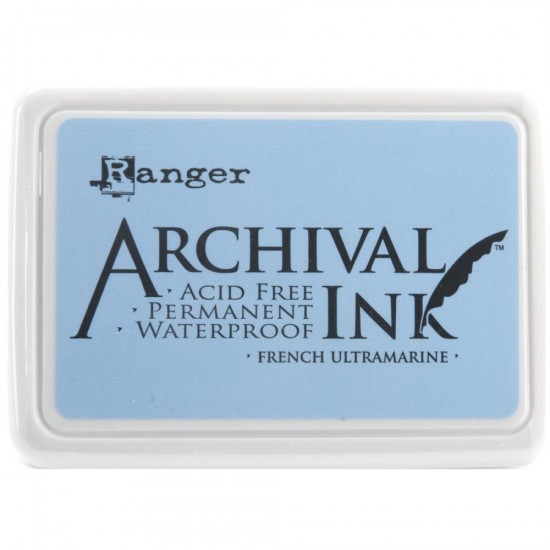 Ranger - Archival Ink pad couleur «French Ultramarine»