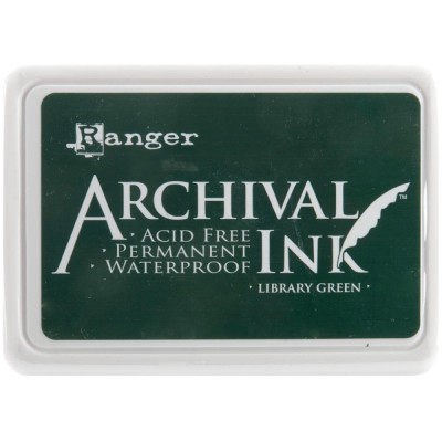 Ranger - Archival Ink pad couleur «Library Green»