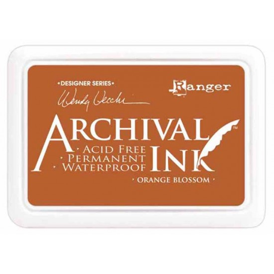 Ranger - Archival Ink pad couleur «Orange Blossom»