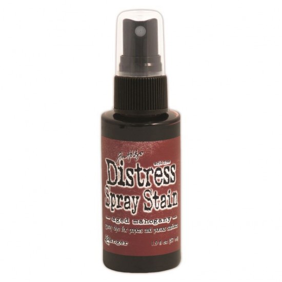 Distress Spray Stain 1.9oz couleur «Aged Mahogany»
