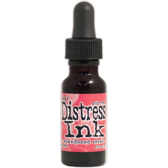 Distress ink Reinkers - Tim Holtz- couleur «Abandoned Coral»