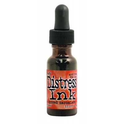 Distress ink Reinkers - Tim Holtz- couleur «Spiced Marmalade»