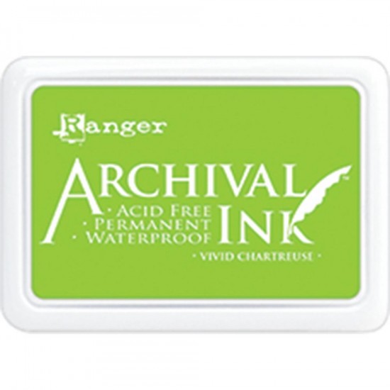 Ranger - Archival Ink pad couleur «Vivid Chartreuse»