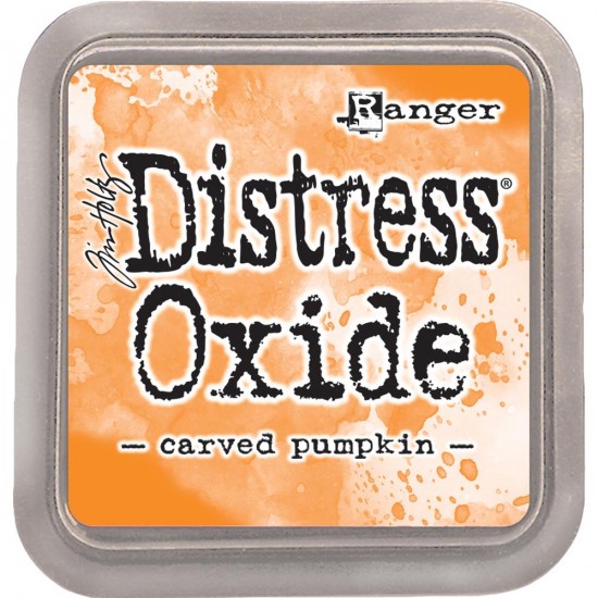 Distress Oxide Ink Pad - Tim Holtz - couleur «Carved Pumpkin»