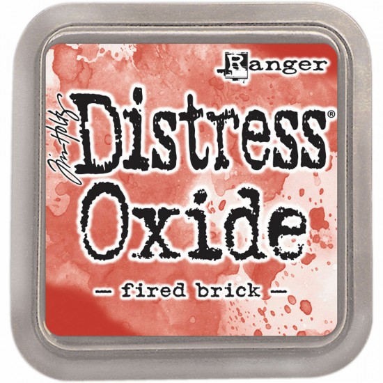 Distress Oxide Ink Pad - Tim Holtz - couleur «Fired Brick»