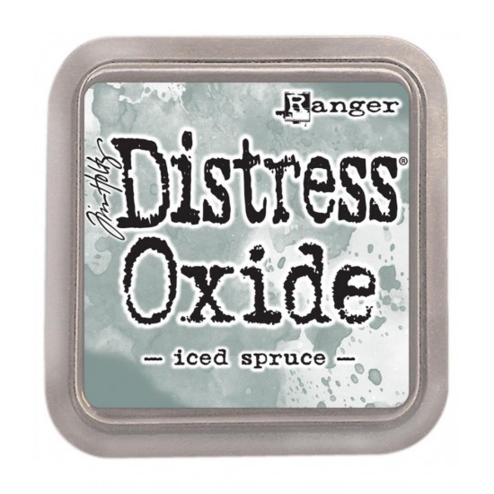 Distress Oxide Ink Pad - Tim Holtz - couleur «Iced spruce»