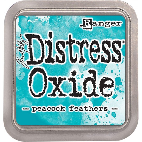 Distress Oxide Ink Pad - Tim Holtz - couleur «Peacock Feathers»