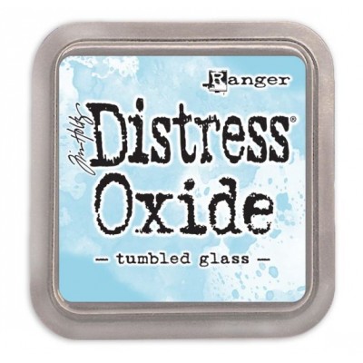 Distress Oxide Ink Pad - Tim Holtz - couleur «Tumbled Glass»