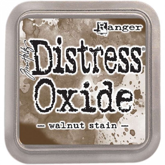 Distress Oxide Ink Pad - Tim Holtz - couleur «Walnut Stain»
