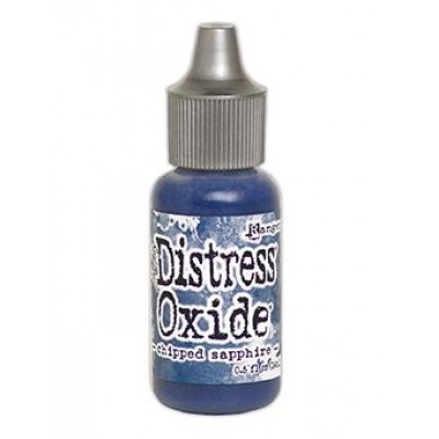 Distress Oxides Reinkers - Tim Holtz- couleur «Chipped Sapphire»