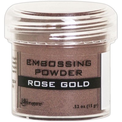 Ranger - Poudre à embosser couleur «Rose Gold Metallic»