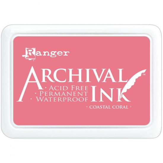 Ranger - Archival Ink pad couleur «Coastal Coral»