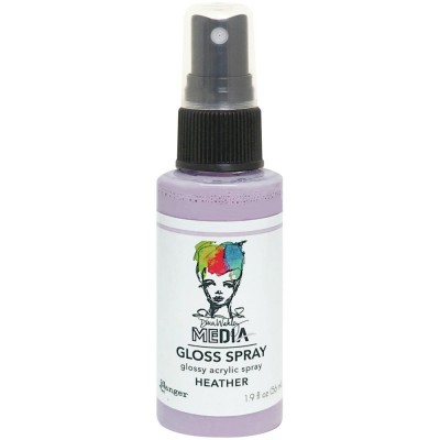 Dina Wakley -  «Acrylic Gloss Sprays» couleur «Heather» 2 oz