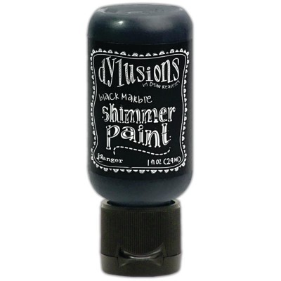 Dylusions - Shimmer Paint  «Black Marble» 1oz